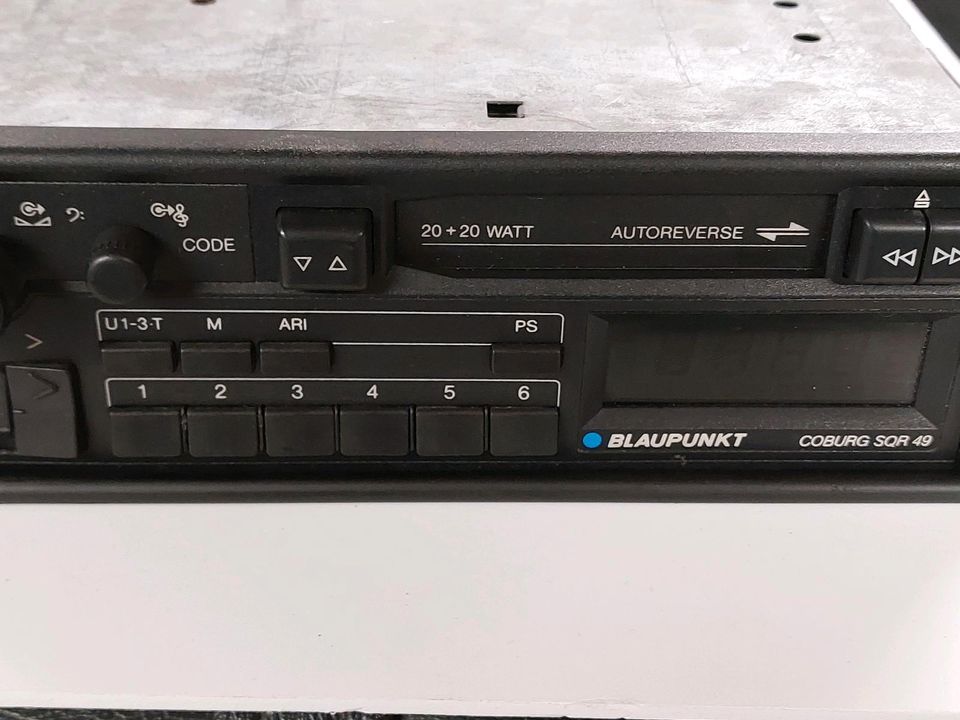 Blaupunkt Coburg SQR 49 Autoradio Oldtimer Youngtimer in Dortmund