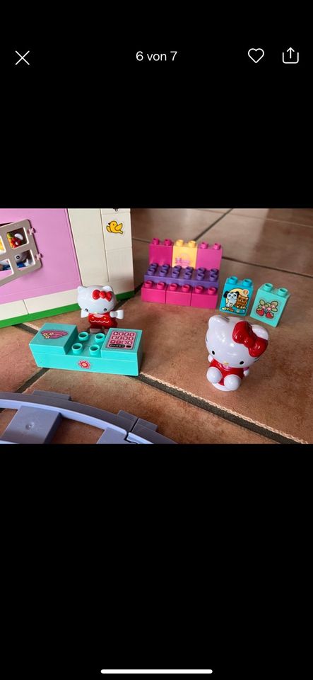 LegoEisenbahn von Hello Kitty mit viel Zubehör in Iserlohn