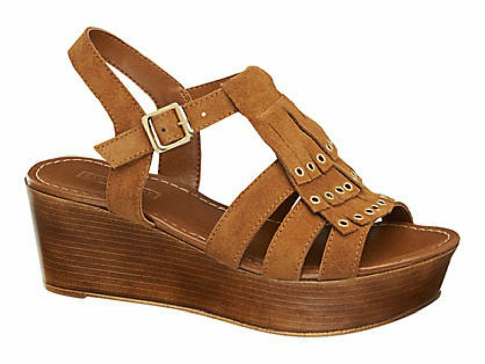 Damen Sandalen von 5th Avenue cognac gr. 39 Wild Leader in Weilheim an der Teck