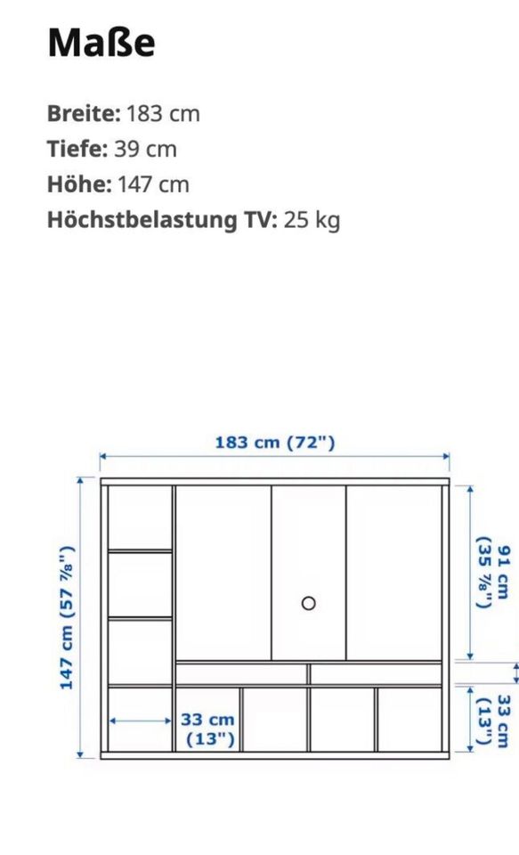 IKEA Kallax TV Regal in Oldenburg