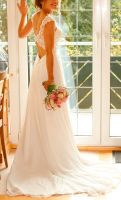 Hochzeitskleid mit Spitze, wunderschöner Rücken, Vintage, Gr. 36 Nordrhein-Westfalen - Kalletal Vorschau