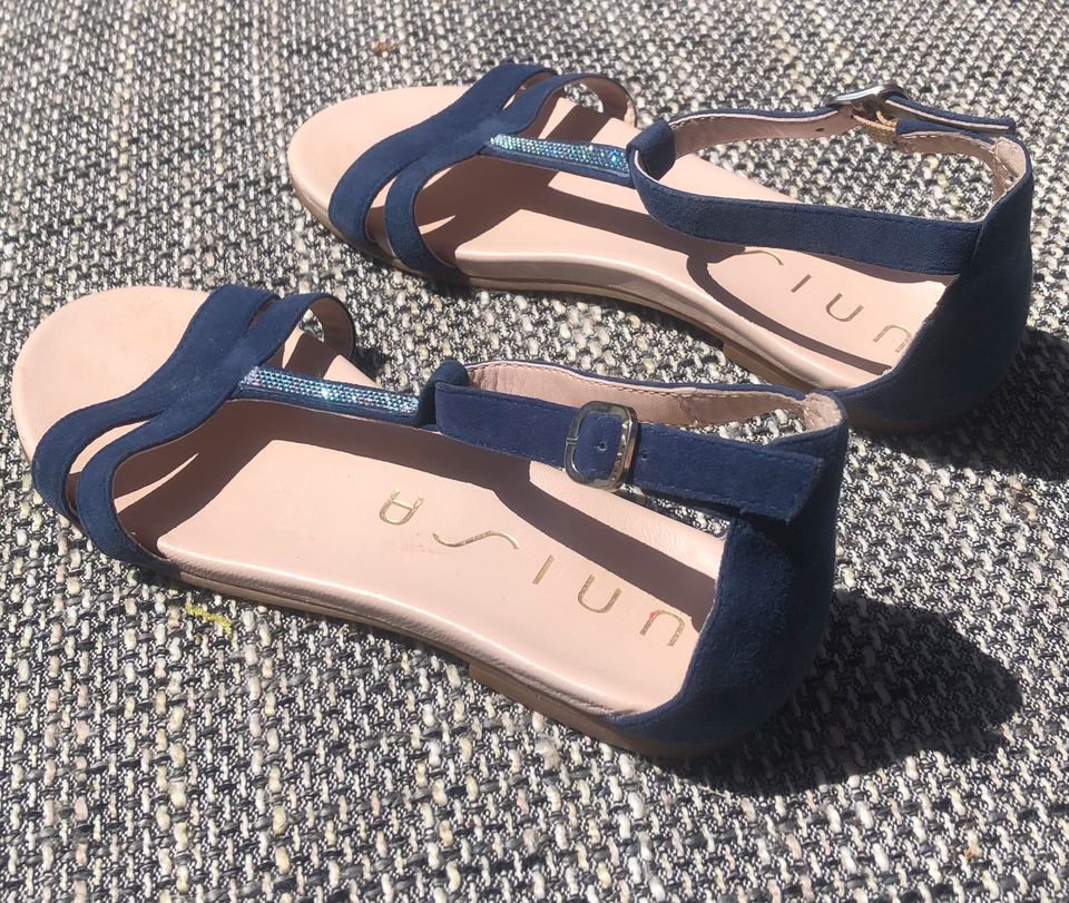 UNISA Sandalen Blau Gr.34 in Remseck am Neckar