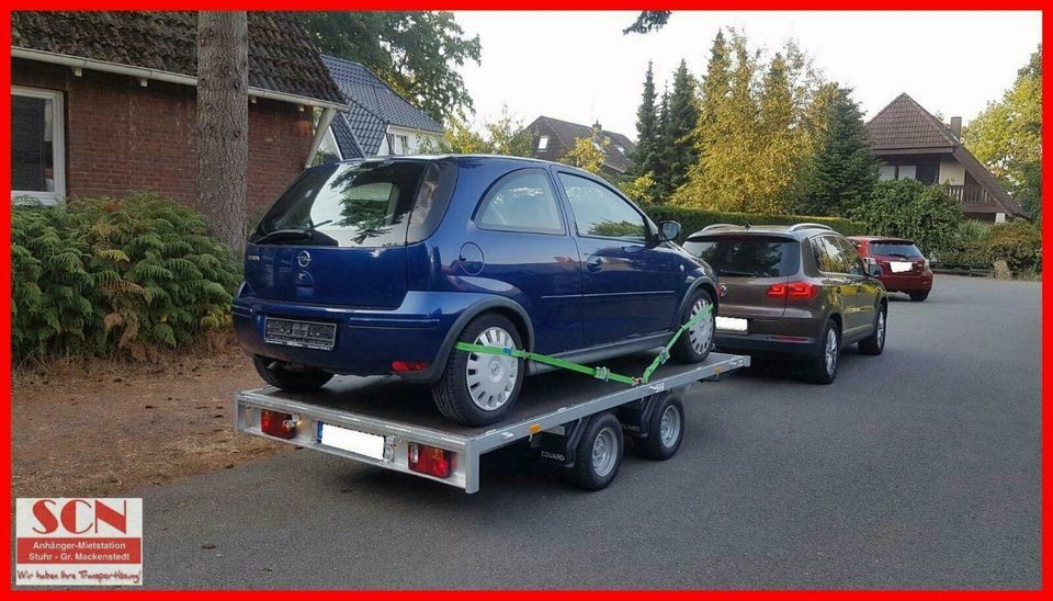 Eduard Anhänger Autotrailer 2000kg 330x180 cm Mieten Leihen in Stuhr