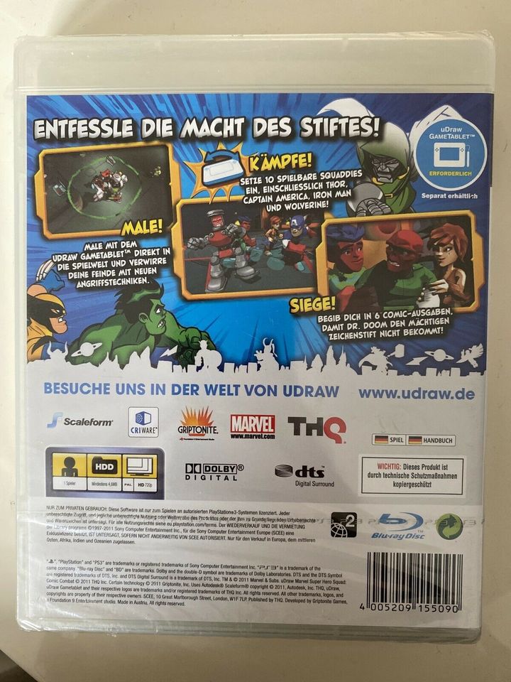 PS3 Marvel Super Hero Squad Comic Combat NEU in Freudenberg