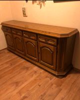 Alte 60er 70er Hochwertig Massiv Sideboard Schrank Hessen - Rauschenberg Vorschau