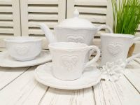 Romantisches Teeservice Keramik Serie Kanne Becher Tasse etc. NEU Niedersachsen - Jever Vorschau