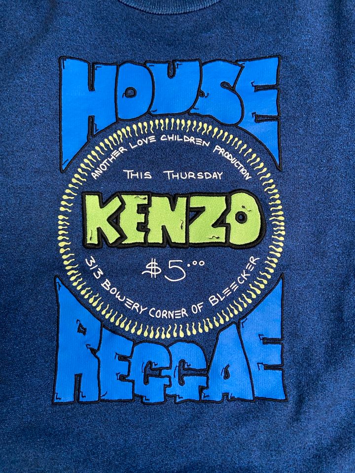 ORIGINAL! Kenzo Herren Sweatshirt Blau Logo in Düren