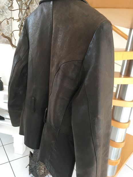 Echtlederjacke**braun**tolle Patina**38-40** in Overath