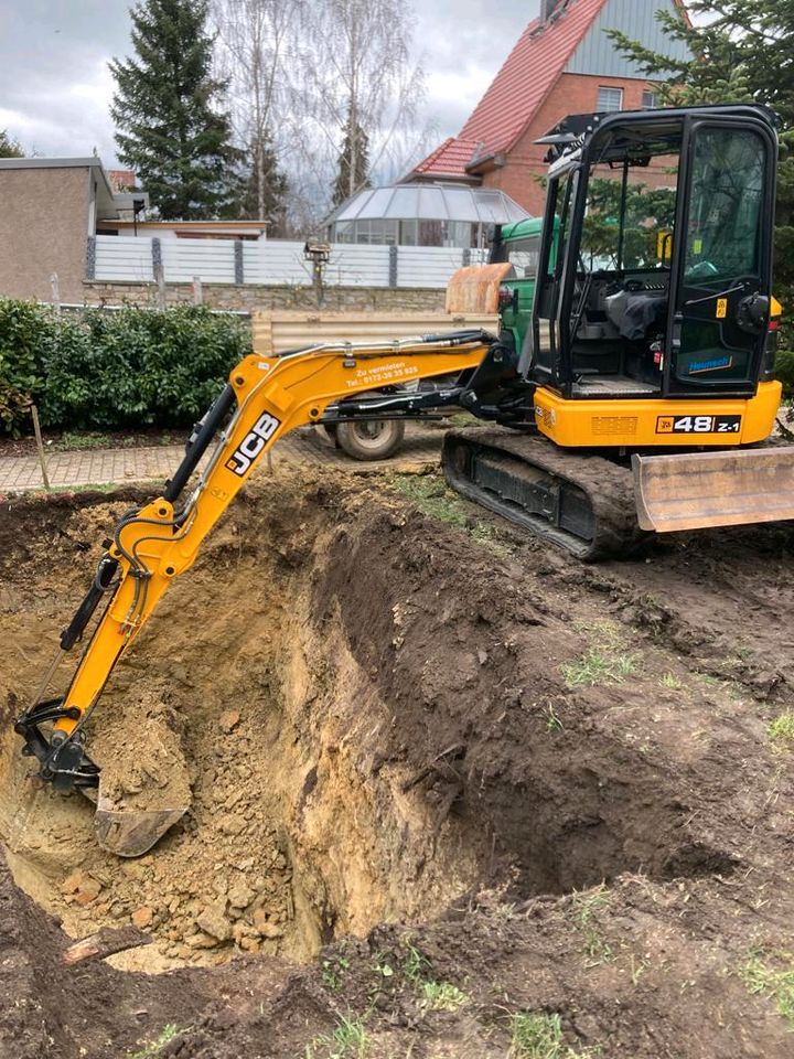 JCB * Miete * Minibagger JCB 48Z * 5t Vermietung in Erfurt