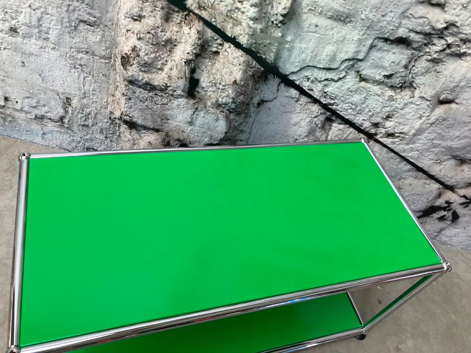 USM Haller Tisch Beistelltisch Couchtisch grün MwSt 75 x 35 in Stuttgart