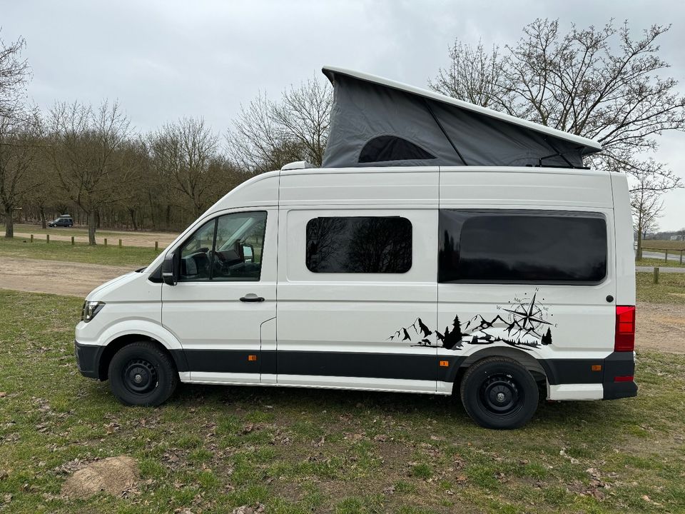 Volkswagen VW Crafter Camper für 5 Personen mit Aufstelldach in Uelzen