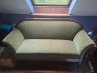 Antikes Sofa - Grün - Holzrahmen - Jugendstil Niedersachsen - Wedemark Vorschau