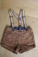 Tizzas Cordshorts mit Hosenträgern in braun 18M Nordrhein-Westfalen - Meerbusch Vorschau