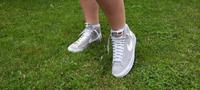 NIKE BLAZER MID 77 Grey 38 US 5.5 Sneaker Turnschuhe Leder Bayern - Bad Tölz Vorschau