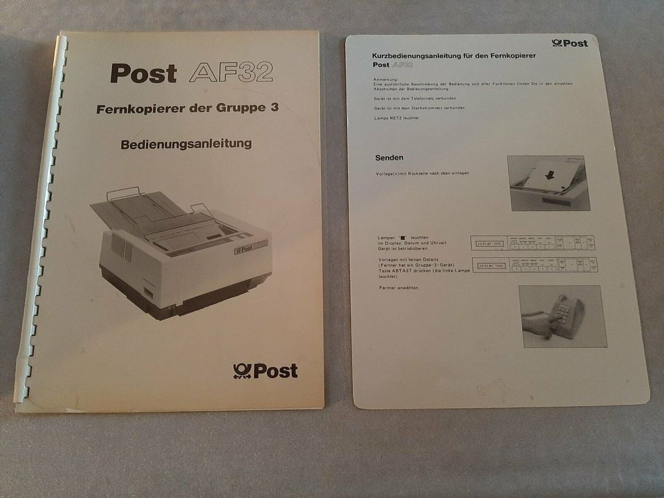 Fax Post AF32 Original-Bedienungsanleitung in Moos