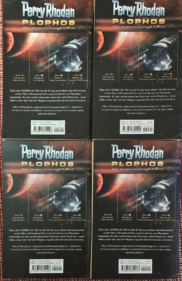 Perry Rhodan - Plophos, kompletter Zyklus, Band 1-4 in Quierschied