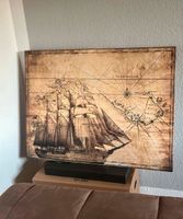 Leinwand Bild 100x75 cm - Schiff - Keilrahmen Wandbild Hochwertig Bayern - Forchheim Vorschau