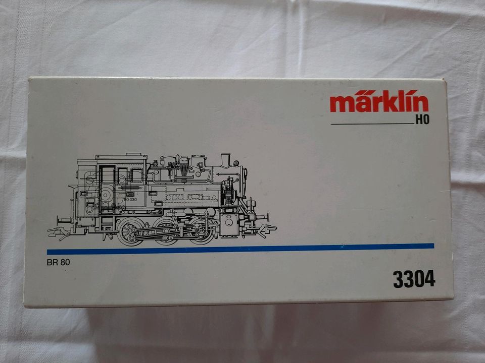 Märklin 3304 Tenderlok digital, BR 80 030, gebr., wie neuw./OVP in Bad Bodenteich