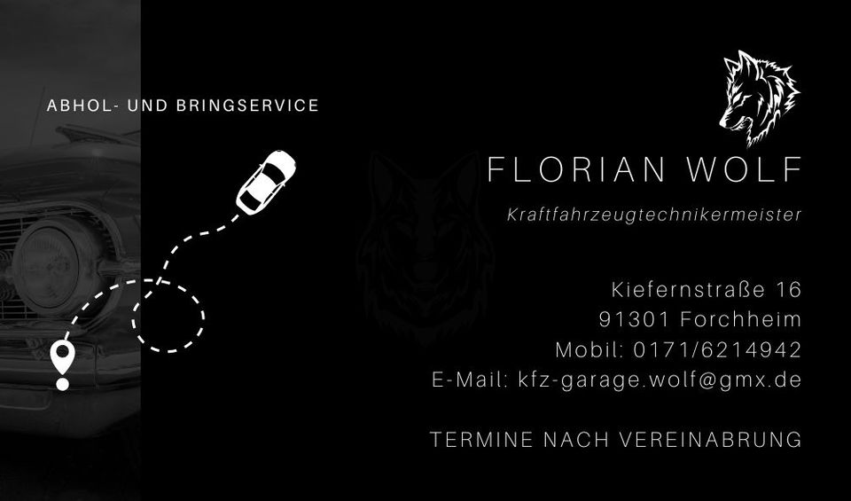 Kfz-Garage Florian Wolf Kfz-Reparatur Forchheim in Forchheim