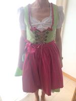 Dirndl Hammerschid Gr. 38 M mit Bluse Set grün pink Baden-Württemberg - Ditzingen Vorschau