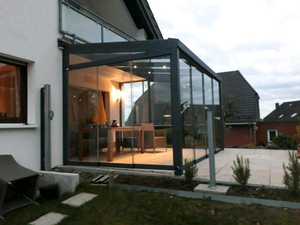 10% AKTION Terrassenüberdachung Carport 2-3 Wo Vordach Alu inkl A in Kierspe