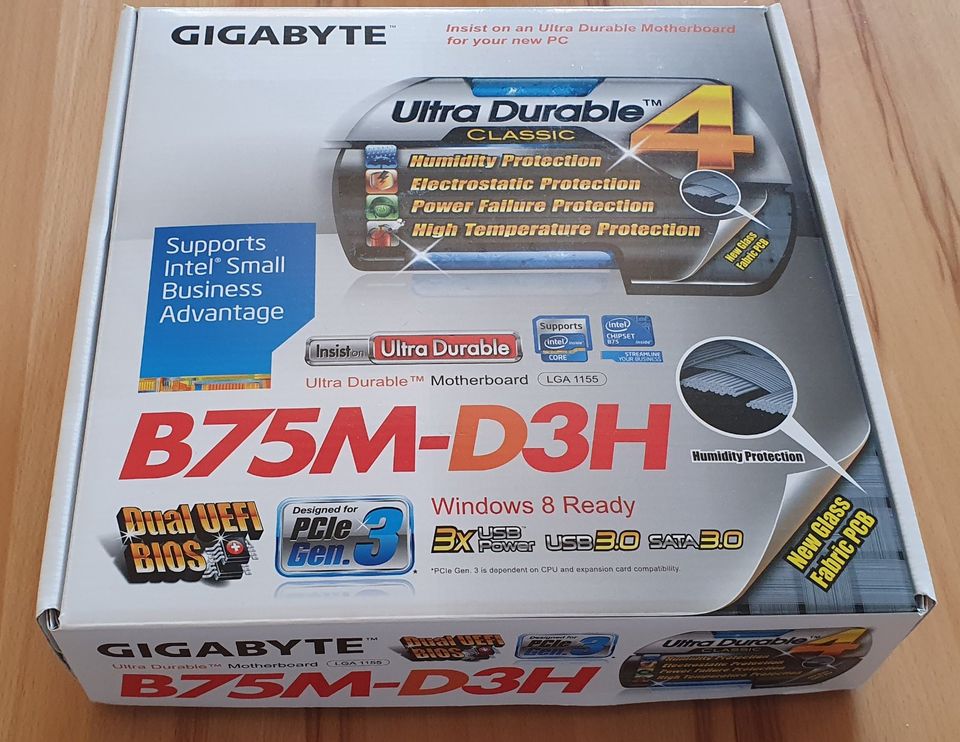 CPU Intel I5 2500 Bundle kit incl. Gigabyte GA-B75M-D3H & 8GB-RAM in Mandelbachtal