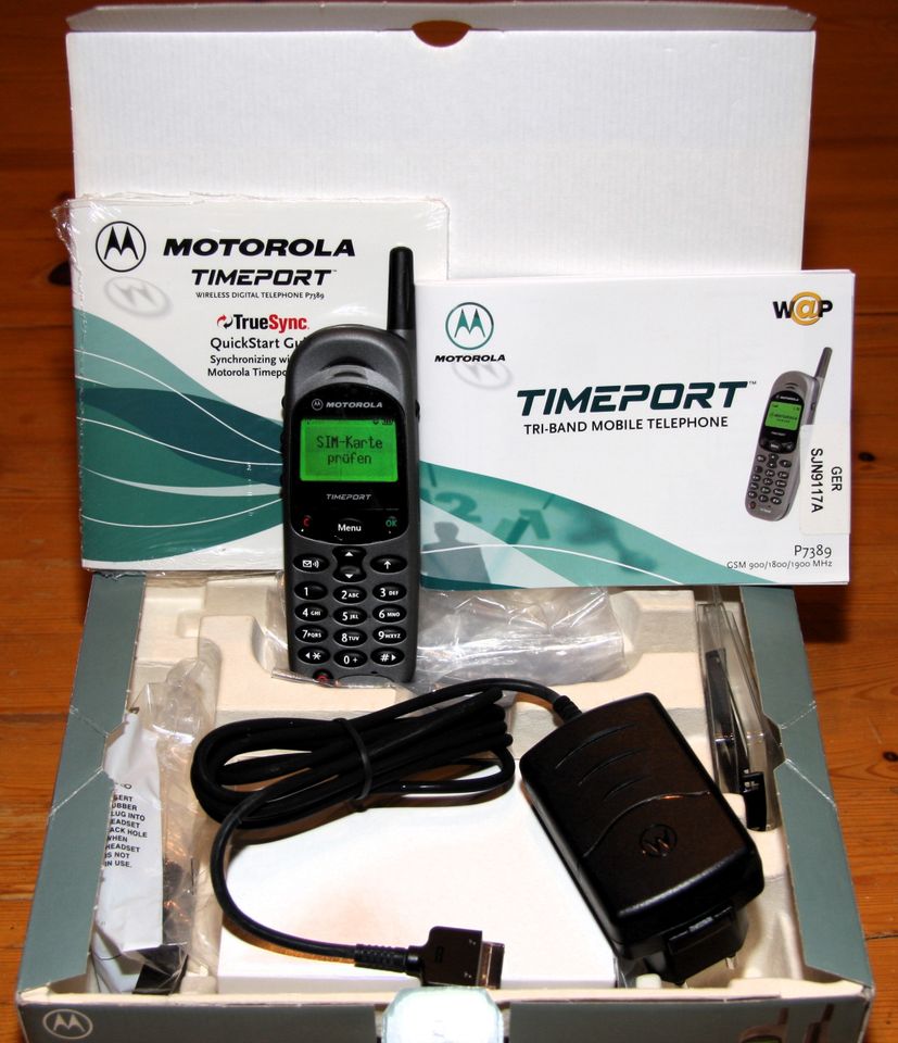 Motorola Timeport P7389 Tri-Band, sammelwürdig, unbenutzt in Obernburg