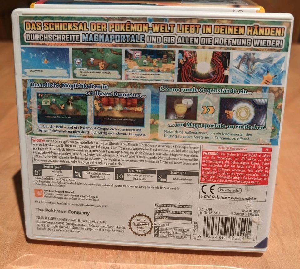 Pokemon Mystery Dungeon für Nintendo 3DS in Helsa