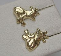 Ohrringe aus 14k 585 Gold Ohrstecker mit Frosch König Prinz ♦7793 Bayern - Lichtenberg (Oberfranken) Vorschau