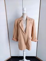 NAKD beige braun oversize Blazer Jacket Schulterpolster 42 Sachsen-Anhalt - Lutherstadt Wittenberg Vorschau