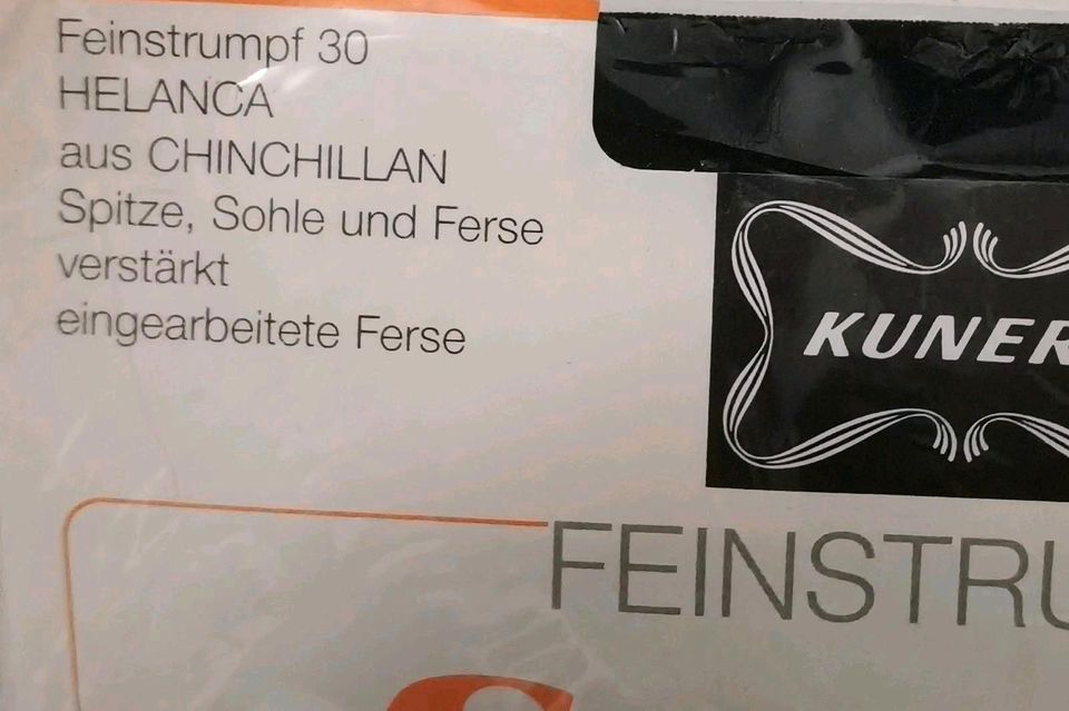 NEU Kunert Feinstrumpf Sonja Schwarz 30den S 36/38 8 1/2 - 9 in Nürnberg (Mittelfr)