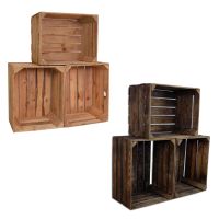 CHICCIE 3 Set Vintage Holzkisten 50x40x30 - Obstkisten Kisten Nordrhein-Westfalen - Heiden Vorschau