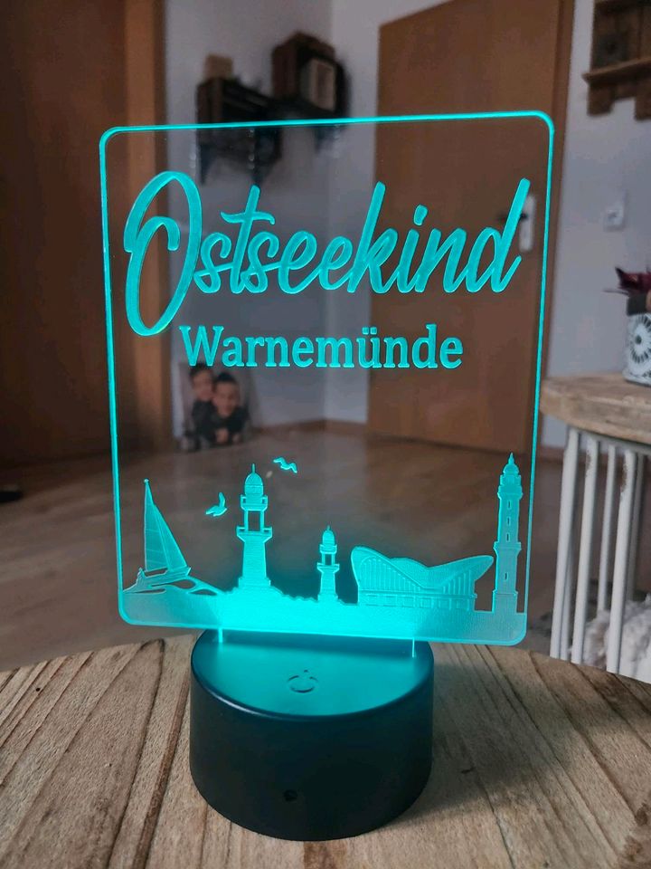 LED Lampe, Warnemünde, Nachtlicht, Deko in Osterweddingen