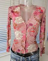 Kookai Bluse leicht transparent Flower Print Größe 38 M Niedersachsen - Bassum Vorschau