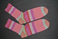 Regia Selbstgestrickte  Socken Gr.41-42 Waschmaschinenfest Winte Neumünster - Tasdorf Vorschau