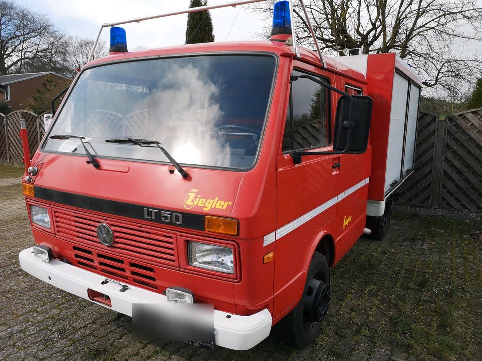 VW Lt 50, Feuerwehrauto, Oldtimer in Damme