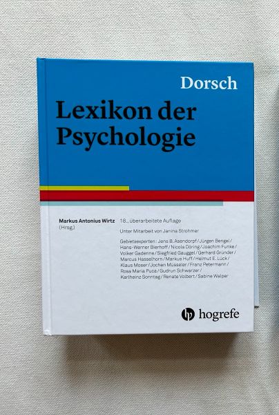 Dorsch: Lexikon der Psychologie 18. Auflage in Berlin
