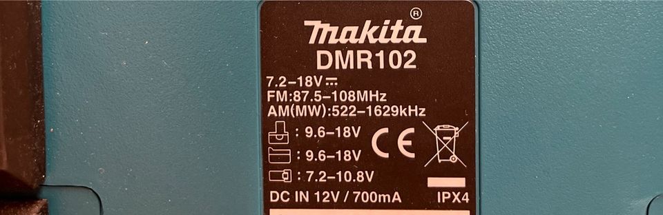 Makita DMR102 in Rheda-Wiedenbrück