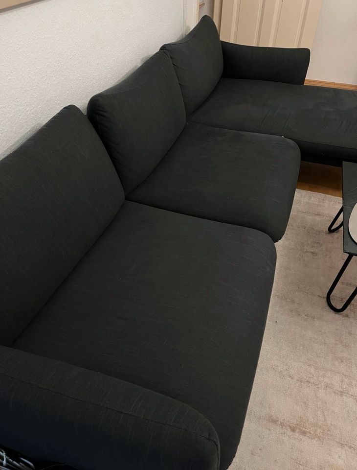 Ecksofa Couch Moby Westwing schwarz/grau in Potsdam