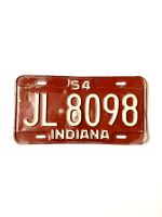 1954 Kennzeichen Nummernschild USA Indiana original hot rod Stuttgart - Stuttgart-West Vorschau