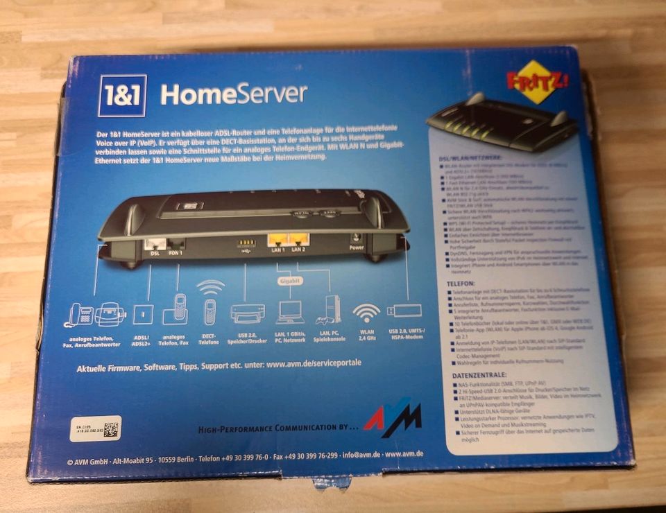 Fritz Box Homeserver 7330 SL gebraucht volle Funktionalität in Hof (Saale)