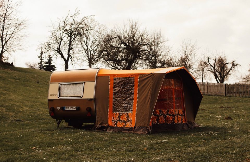 Wohnwagen QEK Aero Mieten Camping, Treffen, Urlaub in Dippoldiswalde