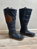 Winterstiefel warm blau Gr. 38 gefüttert Freiburg im Breisgau - Altstadt Vorschau