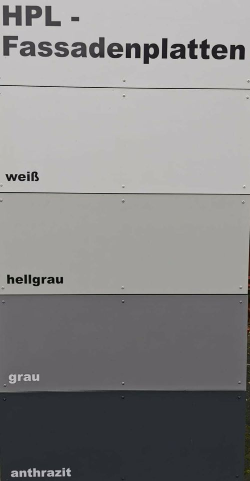 HPL Trespa Fassadenplatten 6mm Reste Abschnitte ca. 50qm in Billerbeck