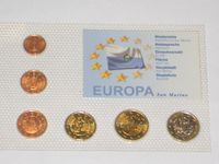 SAN MARINO - Kursmünzensatz ohne 2€ Müünze - in Noppenfolie Bayern - Waldkraiburg Vorschau