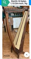 Neuwertige Harfe 7kg, 34 Saiten, Tonabnehmer, Klappfuß! Nordrhein-Westfalen - Tecklenburg Vorschau