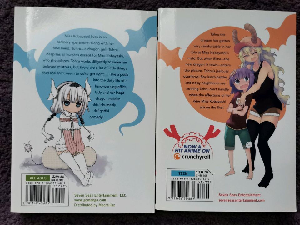 Englisch Miss Kobayashi's Dragon Maid 1&3 in Ensdorf