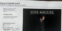 2 Tickets Karten Luis Miguel Valencia 27.7 Niedersachsen - Rinteln Vorschau