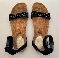 UGG * Sandalen * Veloursleder mit Nieten * schwarz * Gr. 40 Rheinland-Pfalz - Grünstadt Vorschau