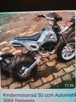 Kinder Motorrad 50 ccm Nordrhein-Westfalen - Petershagen Vorschau